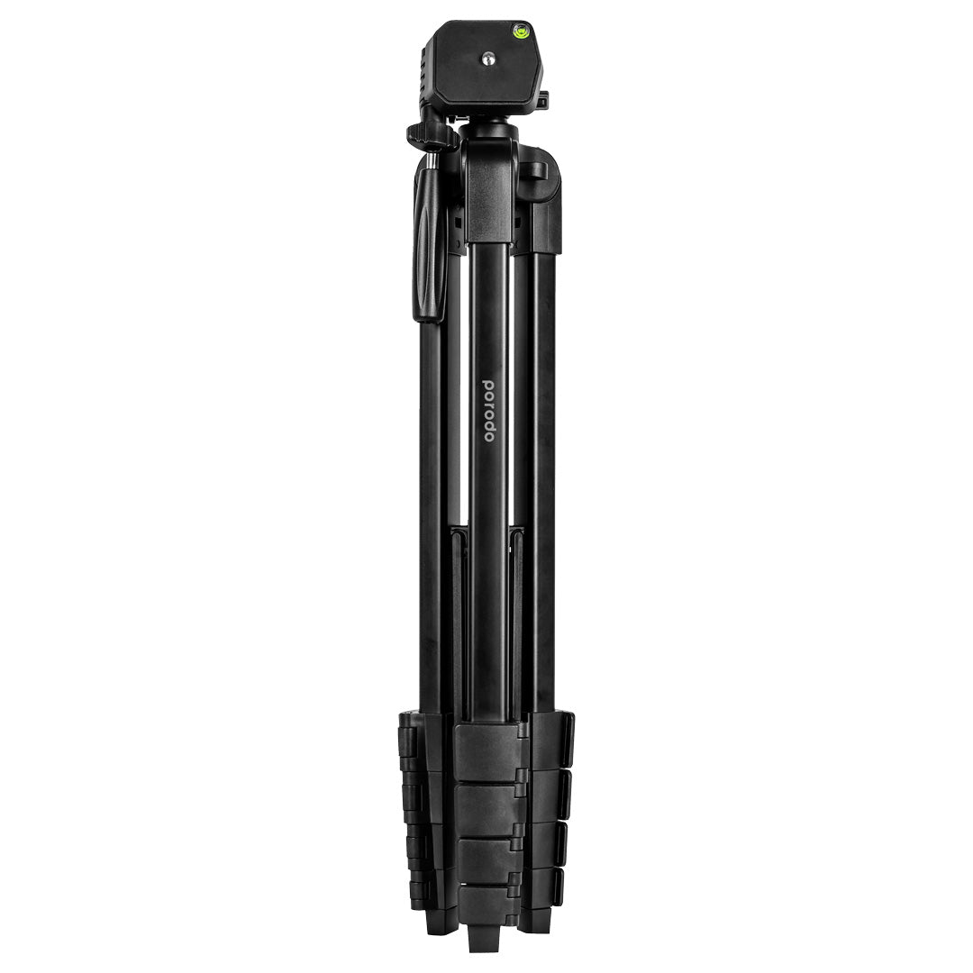 ترايبود بورودو الومنيوم احترافي - اسود | Porodo Aluminium Tripod - Black