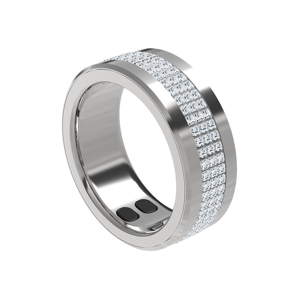 خاتم بورودو الذكي للسيدات - فضي | Porodo Smart Wearable Lady Ring - Silver