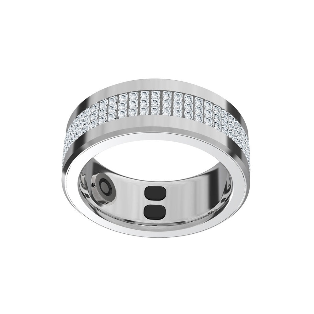 خاتم بورودو الذكي للسيدات - فضي | Porodo Smart Wearable Lady Ring - Silver