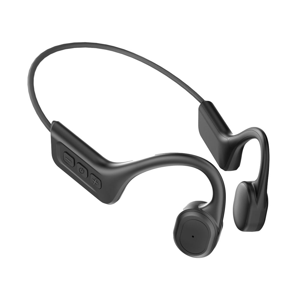 سماعة سباحة IPX8 بتقنية التوصيل العظمي من بورودو ساوندتيك - اسود | Porodo Soundtec Bone Conduction Swimming Headphones IPX8 - Black