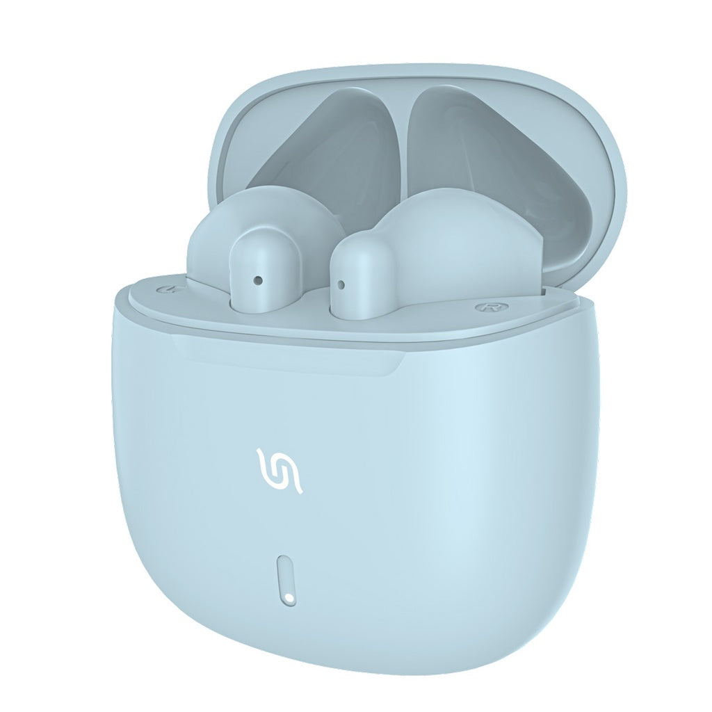 سماعات بورودو ساوندتيك اللاسلكية مع وظيفة Hall Switch وتحكم باللمس - ازرق | Porodo Soundtec TWS Earbuds with Hall Switch Function and Intelligent Touch Control – Blue