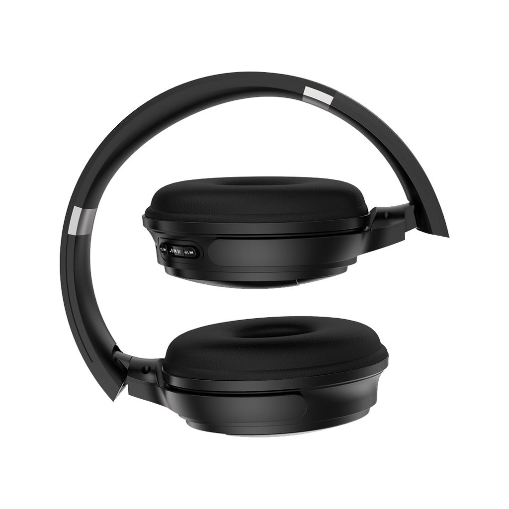 سماعة بورودو ساوندتيك ليميتيد اللاسلكية مع صوت بيز اضافي - اسود | Porodo Soundtec Limited Wireless Headphone with Extra Bass – Black