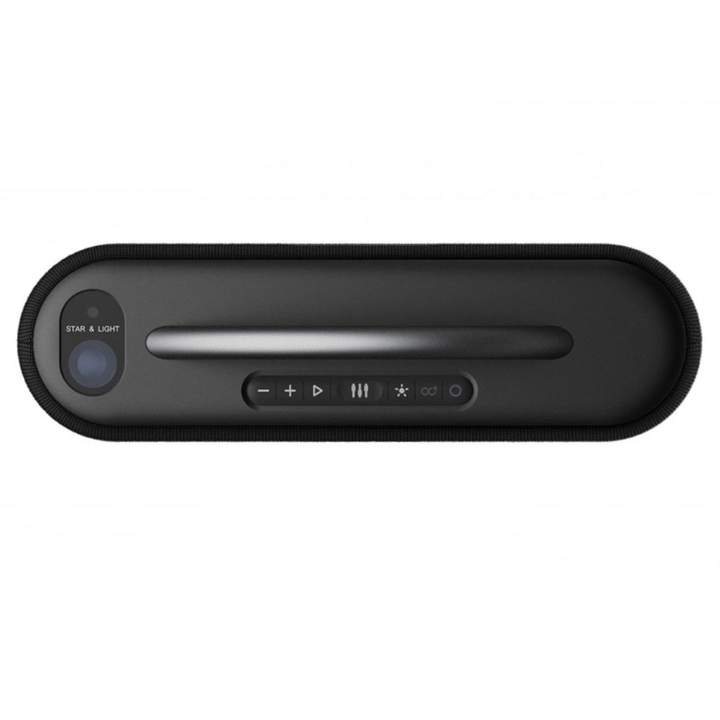 سبيكر بورودو ساوندتيك جالاكتيك المحمول باضائة LED وقدرة 60 واط - اسود | Porodo Soundtec Galactic Star Light Portable Speaker 60W - Black.