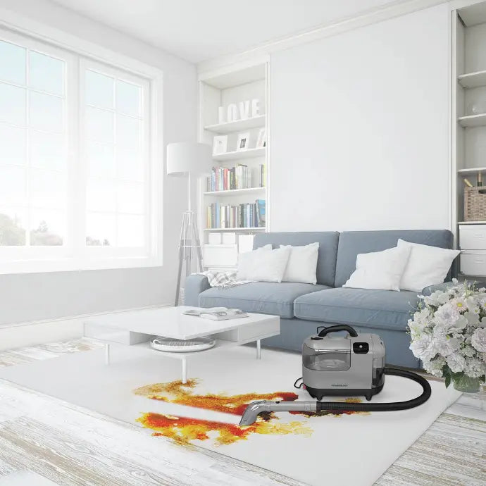 جهاز تنظيف السجاد والكنب من باورولوجي بقدرة 1200 واط - رمادي | Powerology Carpet & Upholstery Spot Cleaner 1200W - Grey