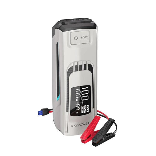 RAVPower 24000mAh Jump Starter 3500A Peak, 12V Gas & Diesel - جهاز تشغيل السيارات من راف باور