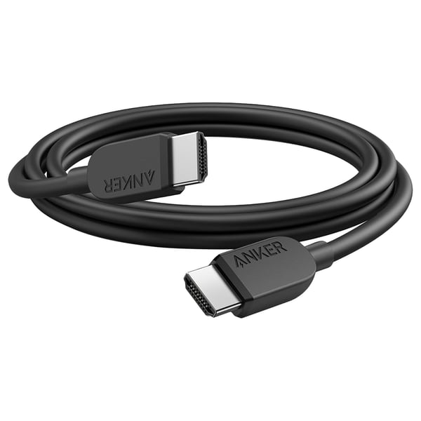 Anker 8K Ultra High-Speed HDMI Cable (6ft) - كابل اتش دي ام اي فائق السرعة بدقة 8ك من أنكر (6 أقدام)
