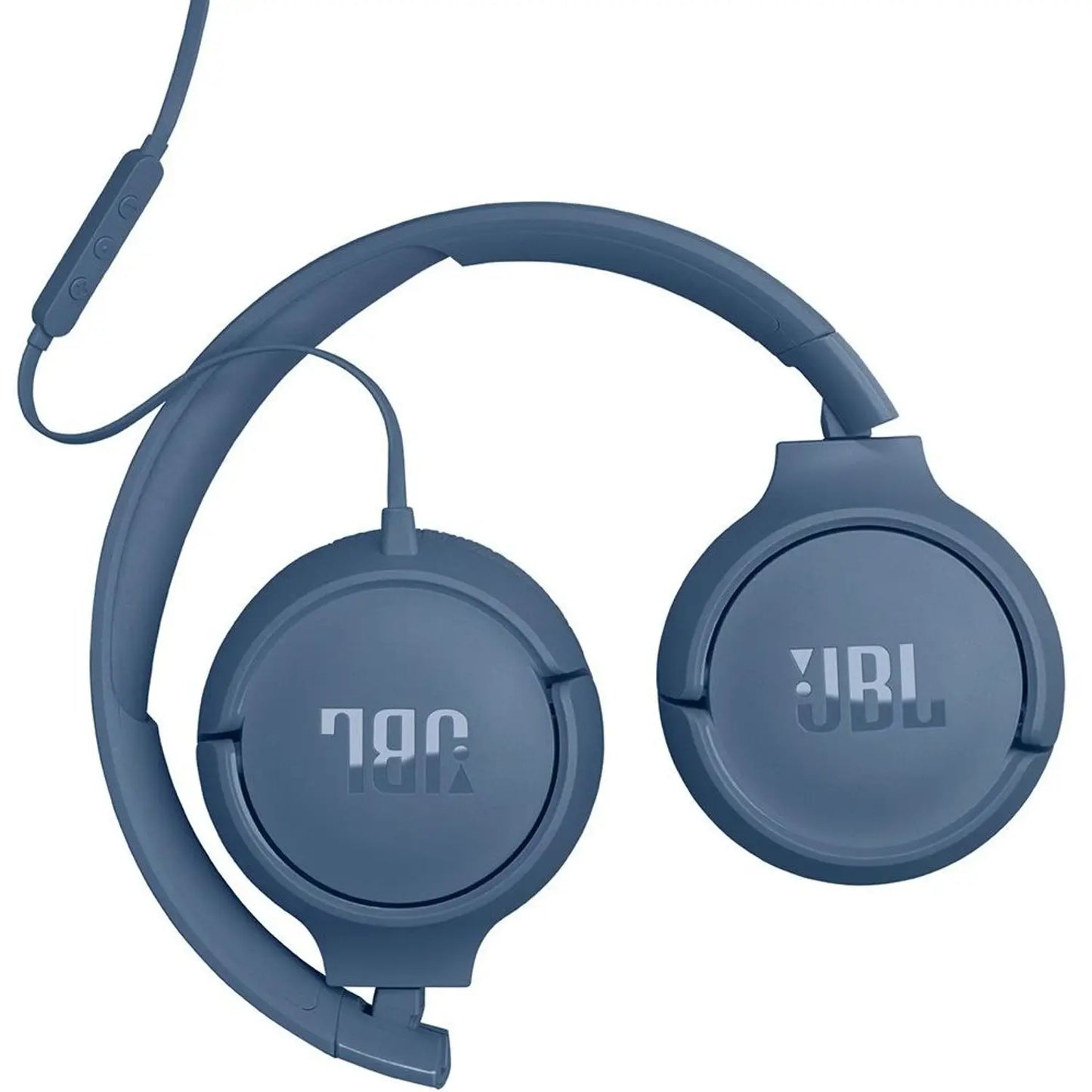 سماعة جي بي ال Tune 520C السلكية على الاذن بمنفذ تايب سي - ازرق | JBL Tune 520C On-Ear Type-C Wired Headphone – Blue