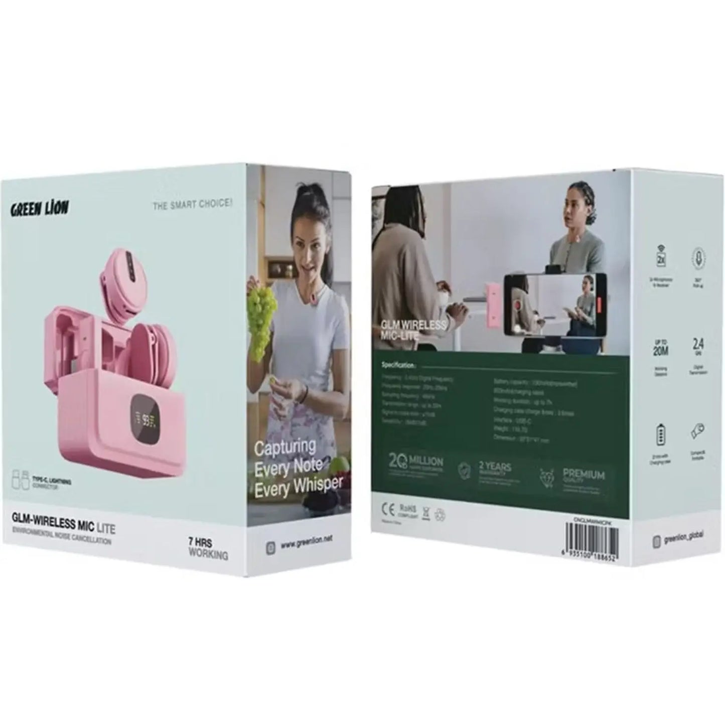 مايكروفون جرين لايون بشاشة رقمية | Green Lion Digital Display Mic