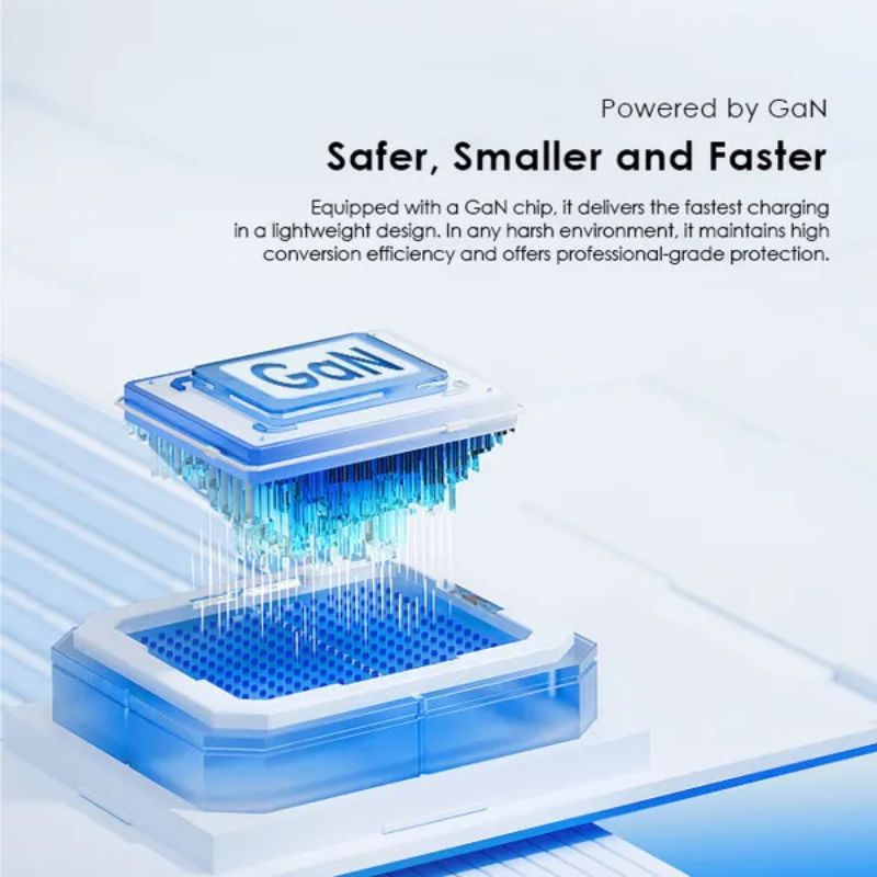 Oraimo Charger 20W Gan tech Type-C Port - Black - شاحن أورايمو 20 واط بتقنية جان باللون الأسود