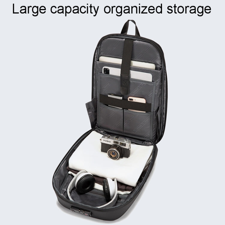 حقيبة ظهر بانجي للاعمال بسعة كبيرة مقاومة للماء - اسود | BANGE Business Laptop Bag Large Capacity Waterproof Backpack – Black