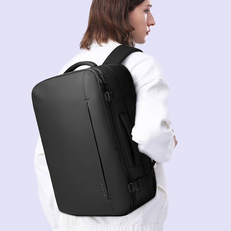 حقيبة بانجي 1909-8 مقاومة للماء مع قفل TSA وتصميم ضد السرقة - اسود | BANGE 1909-8 Backpack, Polyester Fabric, Anti-Theft with TSA Lock and Air Compression – Black