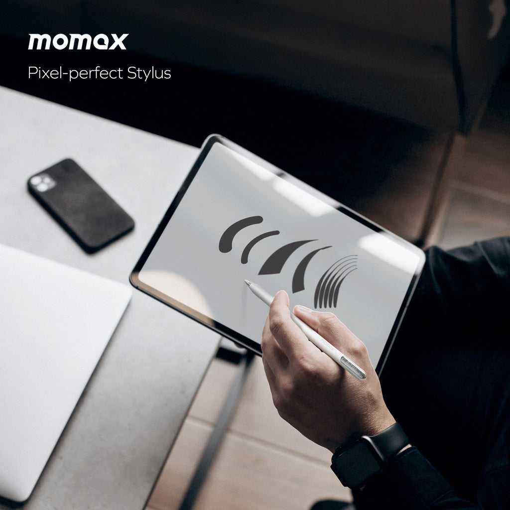 Momax Folio Flow Find My Active Stylus Pen - قلم موماكس فوليو فلو الذكي للرسم والكتابة