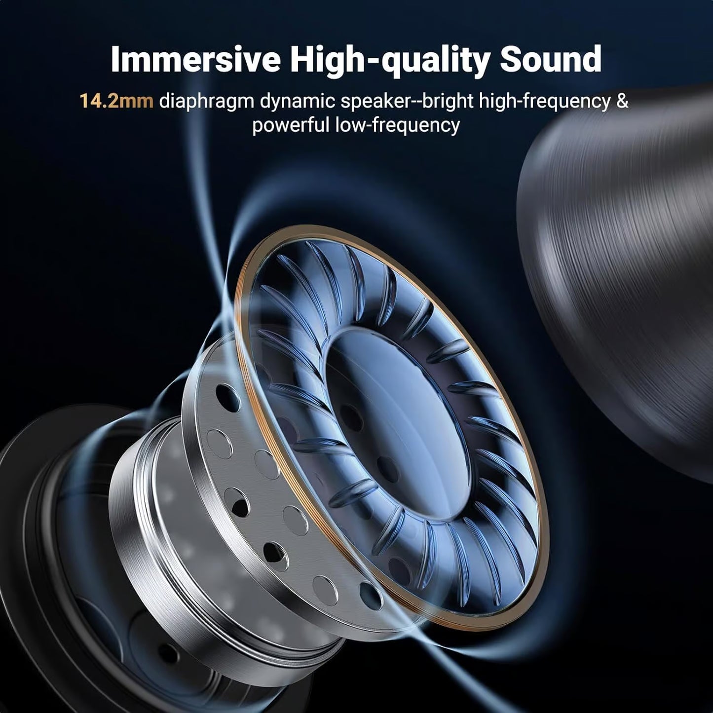 سماعات سلكية Ugreen بمنفذ Type-C - UGREEN Wired Earphones with Type-C Connector