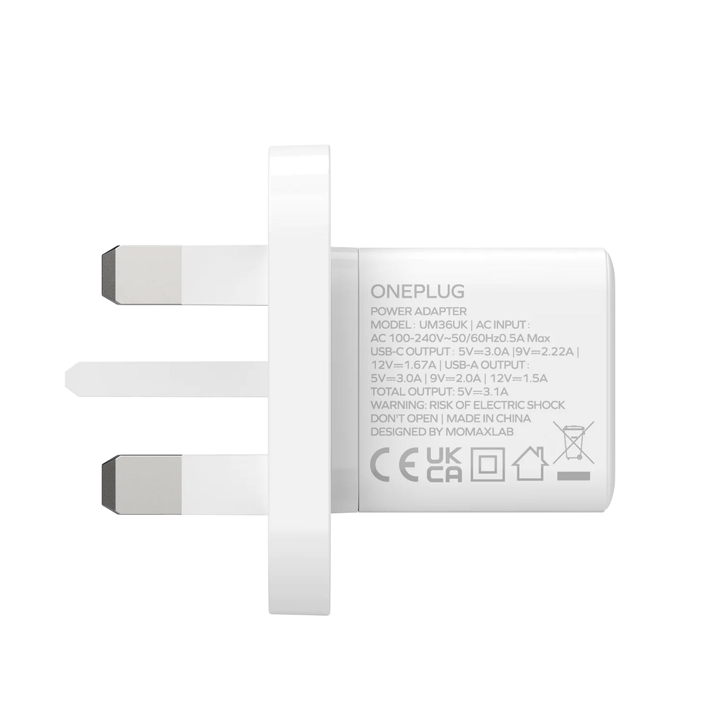 Momax One Plug 20W 2-Port Mini Charger | Dual Port Fast Charger - شاحن موماكس وان بلاج صغير بقدرة 20 واط, شاحن سريع مزدوج المنفذ