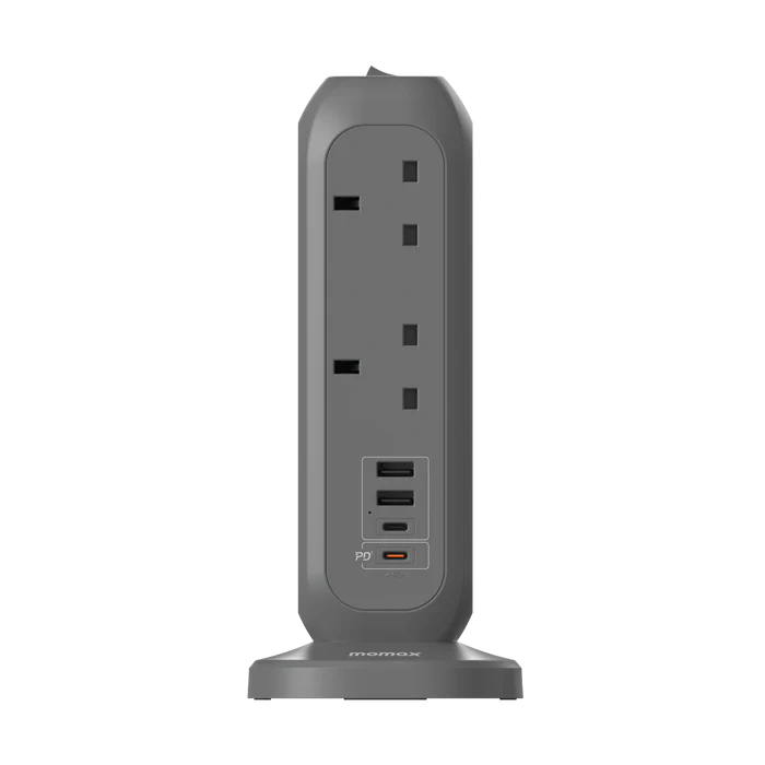 Momax OnePlug 11-Outlet Power Strip With USB - ون بلج مشترك كهرباء 11 مخرج مع يو اس بي من موماكس