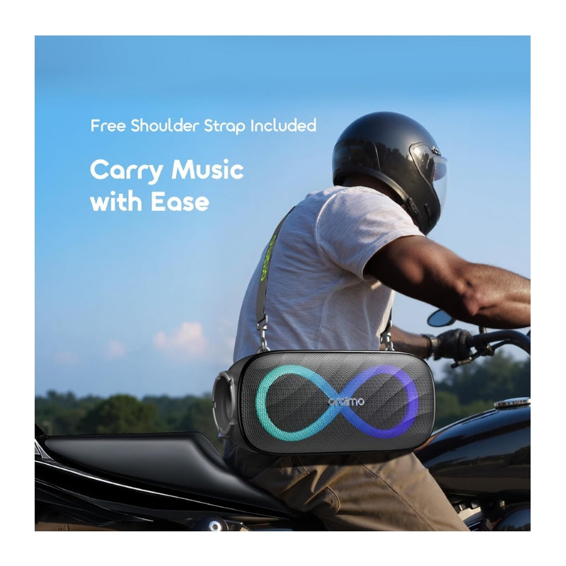 Oraimo MV SpaceBox Pro Black 80 watt - سماعة أورايمو إم في سبيس بوكس برو ٨٠ واط