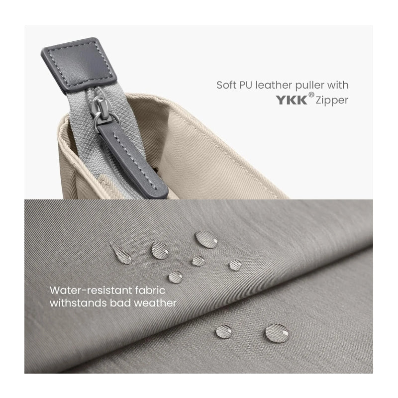 tomtoc Slash-T63 Laptop Backpack 13.5 Inch/12L Moon Grey - حقيبة ظهر لابتوب توم توك سلاش T63 مقاس 13.5 إنش 12 لتر