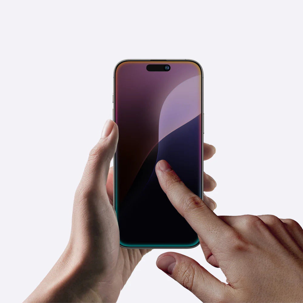 واقي شاشة اميزنك ثنك تايتان الزجاجي للخصوصية لهاتف ايفون 16 برو ماكس | AMAZINGTHING Titan Full Privacy Glass Screen Protector for iPhone 16 Pro Max