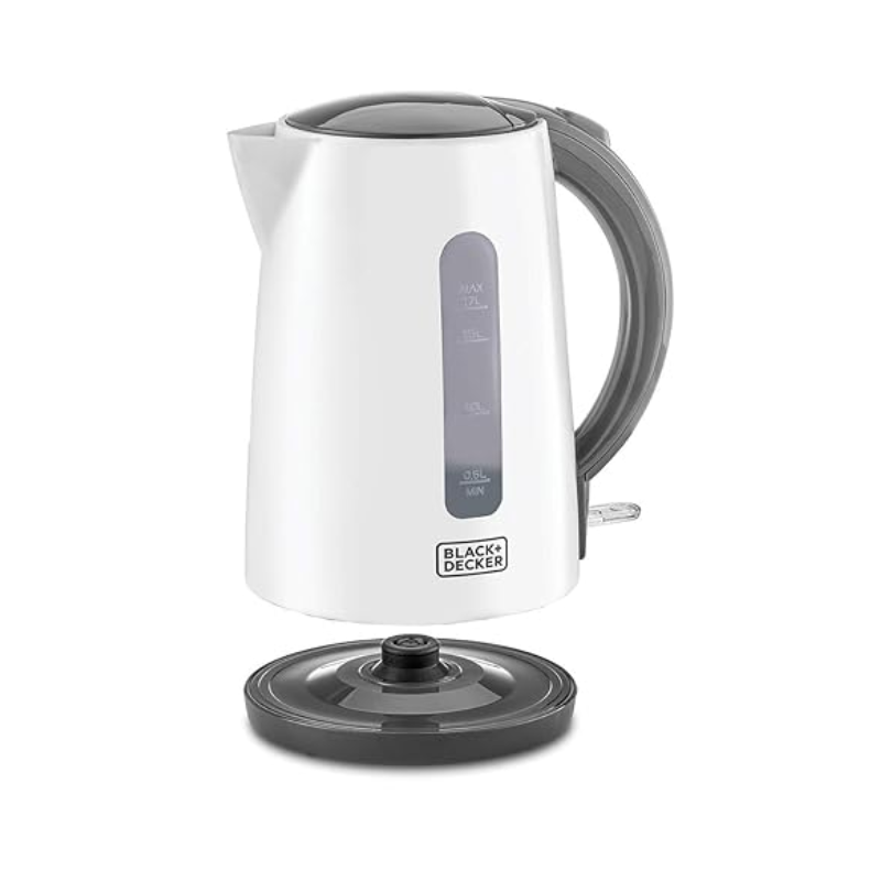 غلاية كهربائية بلاك أند ديكر خفيفة 1.7 لتر لاسلكية - Black+Decker Lightweight 1.7L cordless kettle