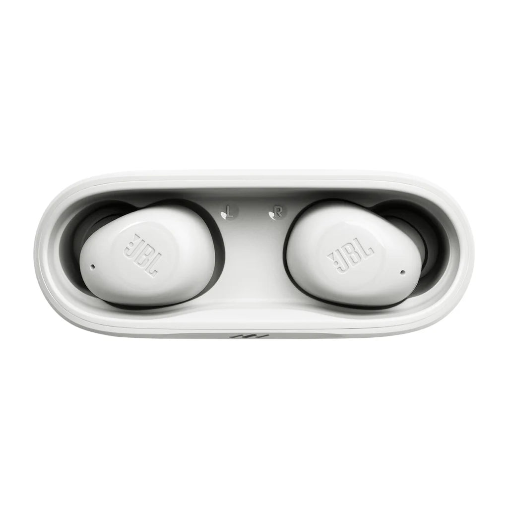 سماعات جي بي ال Wave Buds اللاسلكية - ابيض | JBL Wave Buds True Wireless Earbuds – White