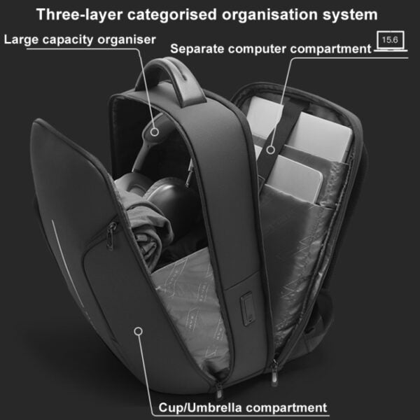 بانجي 8013 حقيبة ظهر للابتوب | BANGE 8013 Men Business Backpack