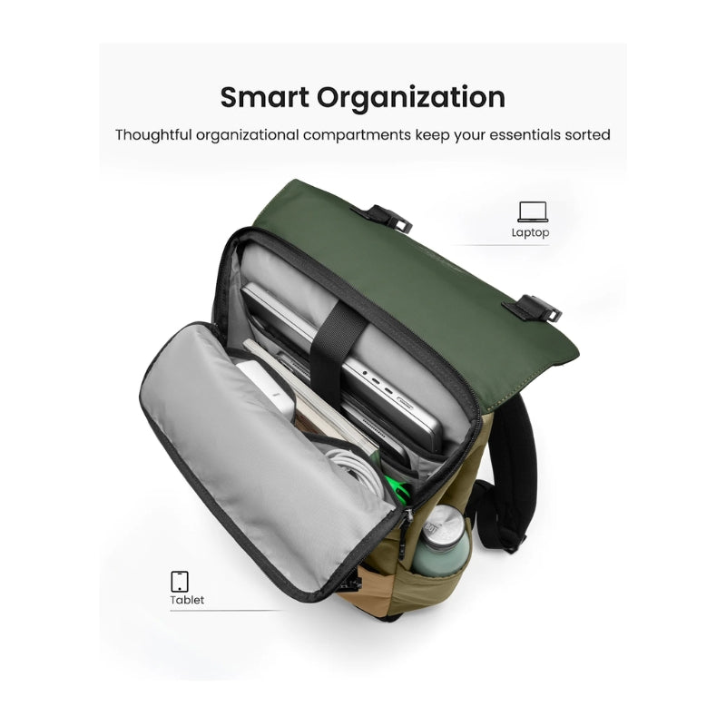 حقيبة ظهر لابتوب توم توك سلاش T64 مقاس 15.6 إنش 18 لتر | tomtoc Slash-T64 Laptop Backpack 15.6 Inch/18L