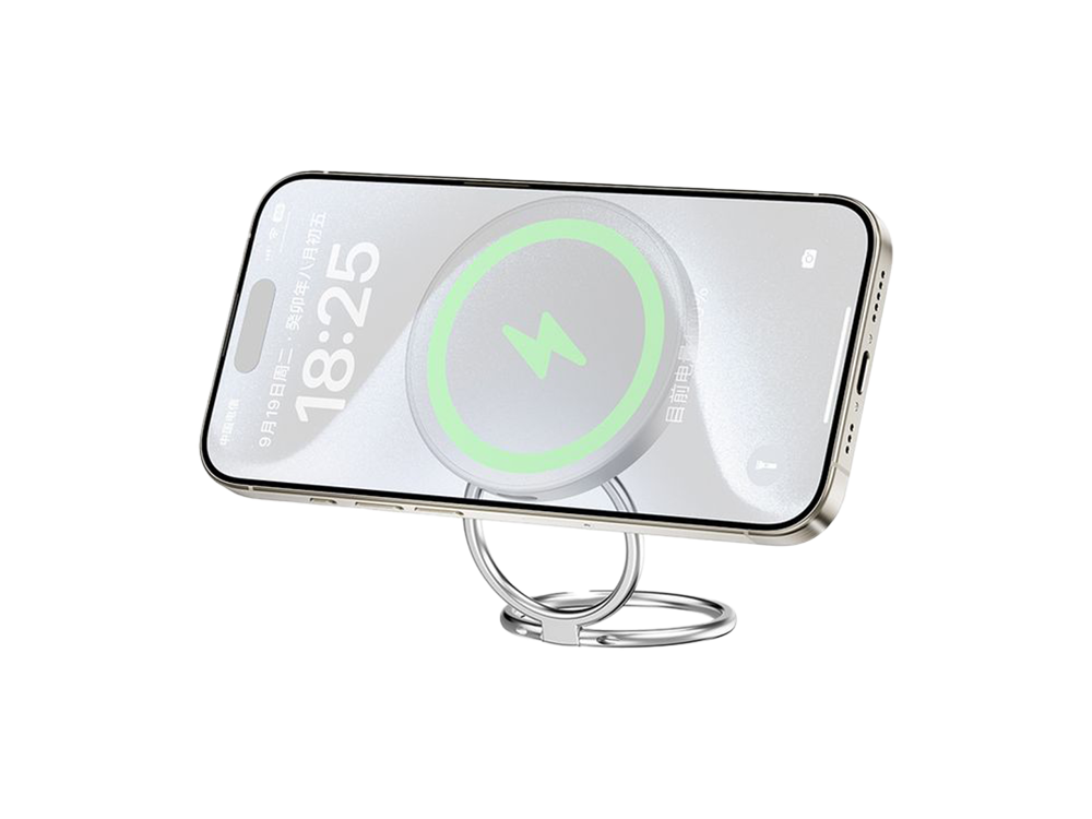 شاحن ويوو المغناطيسي اللاسلكي 3 في 1 بقدرة شحن 15 واط | WiWU Wi-W027 3 in 1 Magnetic Wireless Charger 15W