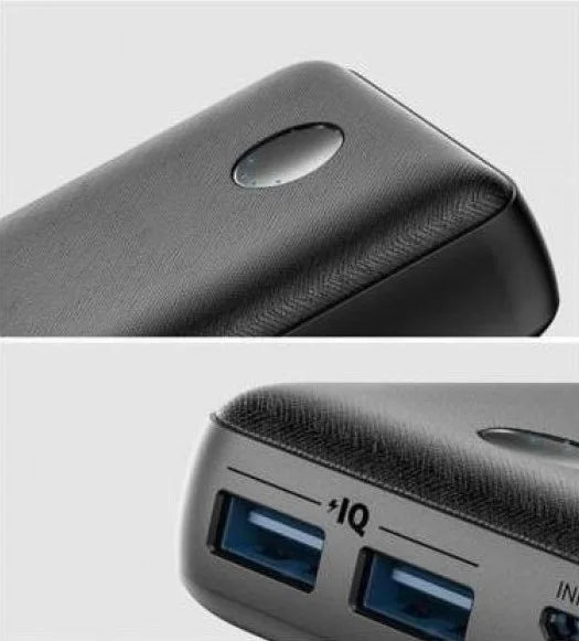 ANKER PowerCore Select 20000mAh 2 Ports USB PowerBank 12W - باور بانك انكر باور كور سيليكت 20000 ملي امبير 2 منافذ يو اس بي 12 وات