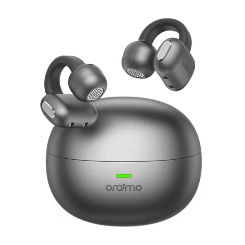 Oraimo TWS Earphone OPN-372NGraphiteGrey - سماعات أورايمو رمادي لاسلكية مفتوحة بجودة عالية -رمادي
