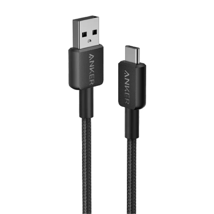 Anker 322 USB-A to USB C Cable (3ft Braided) - كيبل مجدول بطول 3 أقدام من يو اس بي أ الى يو اس بي سي من أنكر