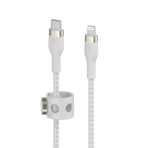 Belkin BoostCharge Pro Flex USB-C Cable with Lightning Connector 1M - كيبل يو اس بي سي معموصل لايتننع بتقنية البوست شارجر بطول 1 متر