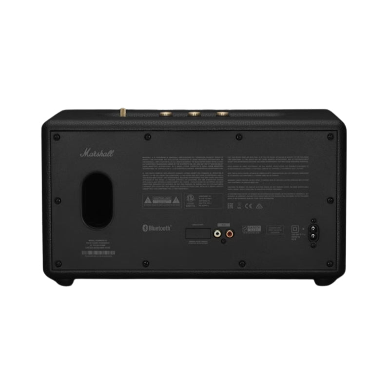 سماعة مارشال بلوتوث صوت غامر بتصميم أسود كلاسيكي - Marshall Stanmore III Bluetooth Speaker