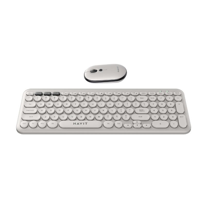 مجموعة هافيت كيبورد وماوس لاسلكية | Havit KB254GCM Wireless Keyboard + Mouse Combo