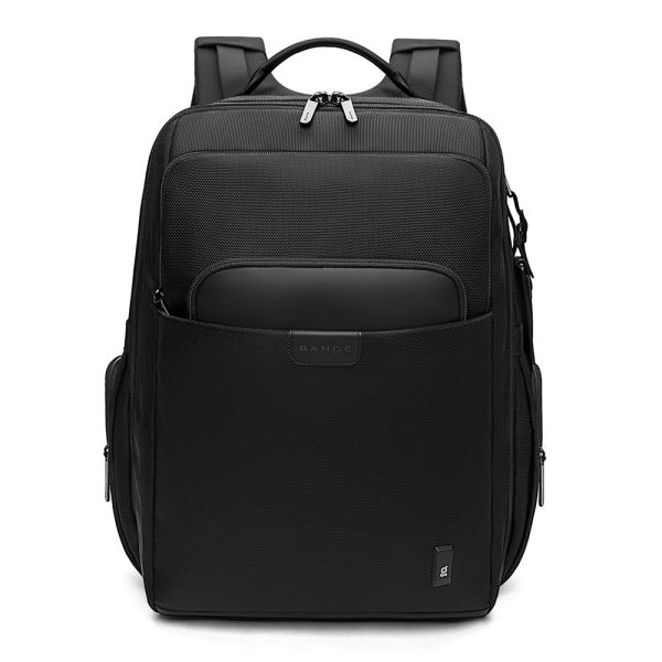 حقيبة ظهر بانجي للاعمال والسفر ضد الماء مع حجرة لابتوب - اسود | BANGE Business Shoulders Bag Waterproof Travel Computer Backpack – Black