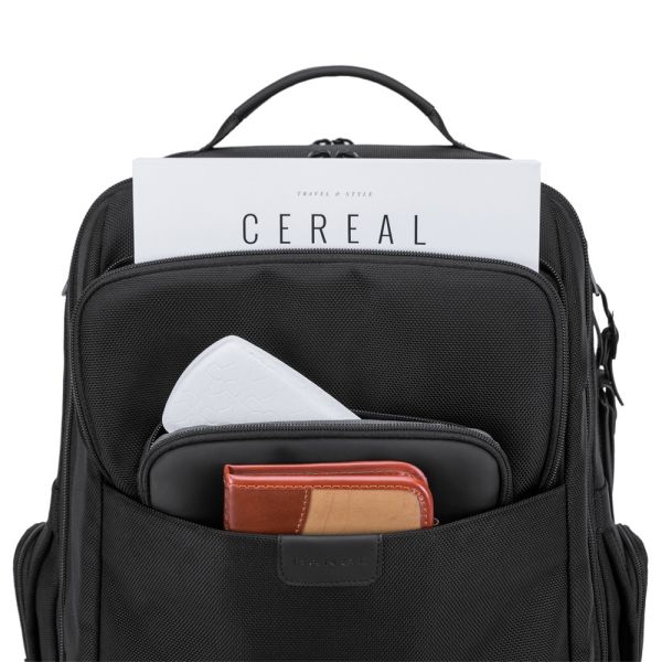 حقيبة ظهر بانجي للاعمال والسفر ضد الماء مع حجرة لابتوب - اسود | BANGE Business Shoulders Bag Waterproof Travel Computer Backpack – Black