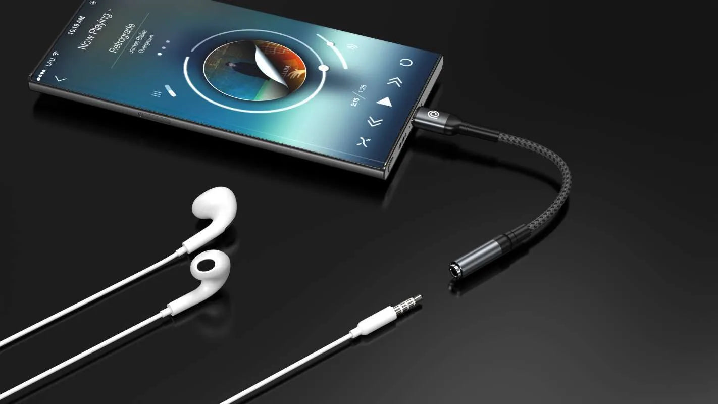 محول صوت فون بلانيت من يو اس بي سي الى 3.5 ملم - رمادي | Phone Planet Type-C To 3.5MM Audio Adapter Cable