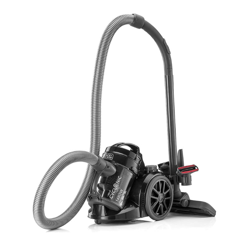 Black+Decker Multi-stage bagless vacuum cleaner with 6 filtration stages 1480W 1.8L - مكنسة بلاك آند ديكر متعددة المراحل بقوة 1480 واط