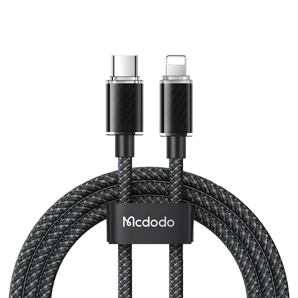 Mcdodo 36W Type-C to Lightning Cable 1.2M Dichromatic Series - كابل من مكدودو 36واط تايب سي إلى لايتننج 1.2متر سلسلة ثنائي اللون