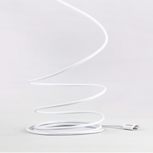 RockRose Zeta CL 1M 20W Lightning To USB-C Charge & Sync Cable - روك روز زيتا سي أل كابل للشحن و المزامنة بطول 1 متر 20 وات لايتنينيج الى يو اس بي سي