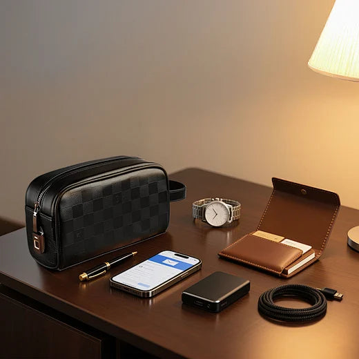 حقيبة ويوو فانتوم بقفل بصمة ذكية | WiWU Phantom Fingerprint Lock Pouch