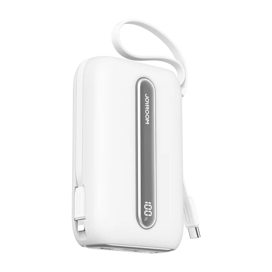 JOYROOM JR-L012 Plus Colorful Series 22.5W mini Power Bank with Dual Cables 20000mAh - ميني باور بانك بسعة 20000ميلي أمبير وبقدرة 22.5واط مع كابلين من جويروم