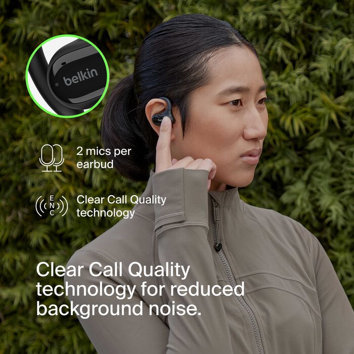 سماعات اللاسلكية بتصميم مفتوح Belkin SoundForm ClearFit - Belkin SoundForm ClearFit Open-Ear Wireless Earbuds