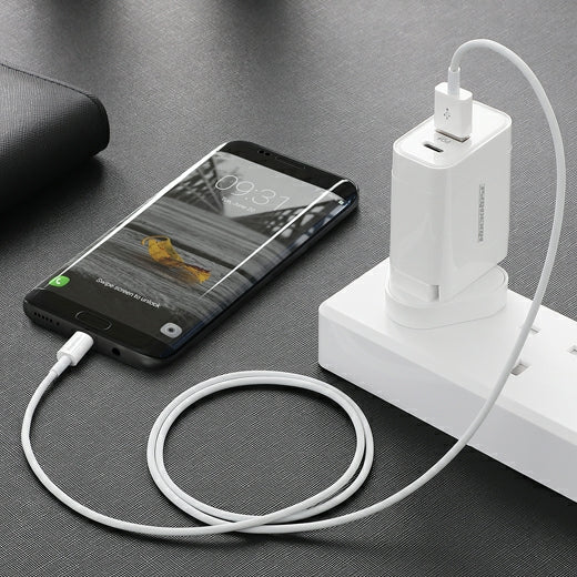 روك روز زيتا كابل للشحن و المزامنة بطول 1 متر 2.4 أمبير - RockRose Zeta 1M 2.4A Charge & Sync Cable