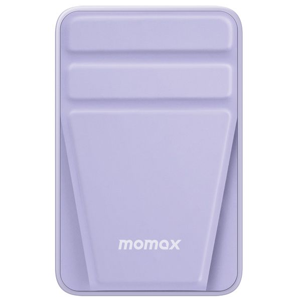 Momax Q.Mag Power 15, 10000mAh Magnetic Wireless Battery Pack with Stand - باور بانك موماكس كيو ماج بور 15 اللاسلكي المفناطيسي بسعة 10000 مللي امبير, مع حامل