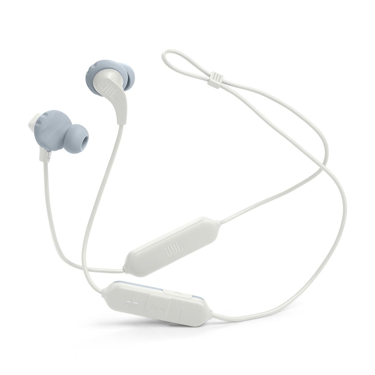 JBL Endurance Run 2 Wireless In-Ear Sport Headphones, Waterproof - White | سماعة جي بي ال اندورنس رن 2 اللاسلكية داخل الاذن للرياضة, مقاومة للماء - ابيض