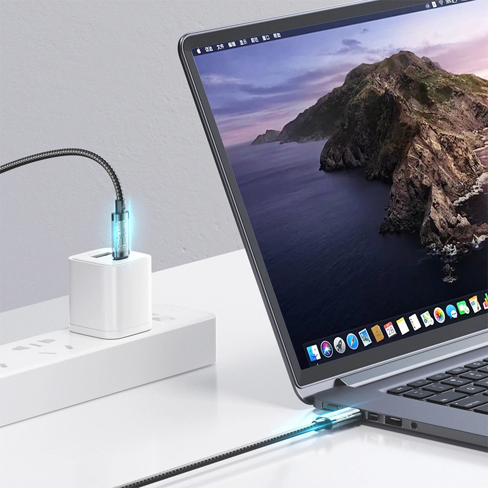 كيبل جويرووم يو اس بي سي الى لايتننغ بقدرة شحن 20 واط وطول 1.2 متر - اسود | JOYROOM S-CL020A12 Lightning To USB-C PD Cable 20W 1.2m – Black