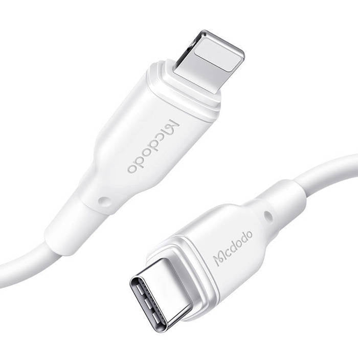 Mcdodo Cable USB-C to Lightning 1.2m - كيبل يو اس بي سي الة لايتننغ بطول 1.2متر من مكدودو