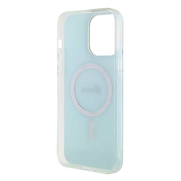 Guess IML Iridescent MagSafe Case for iPhone 15 Pro Max | كفر GUESS IML ماج سيف بتصميم متدرج لهاتف ايفون 15 برو ماكس