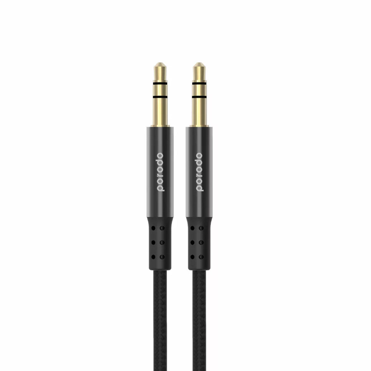 كيبل صوت AUX من بورودو, 5.3 ملم بطول 1 متر | Porodo Blue PVC AUX Audio Cable 3.5mm 1M