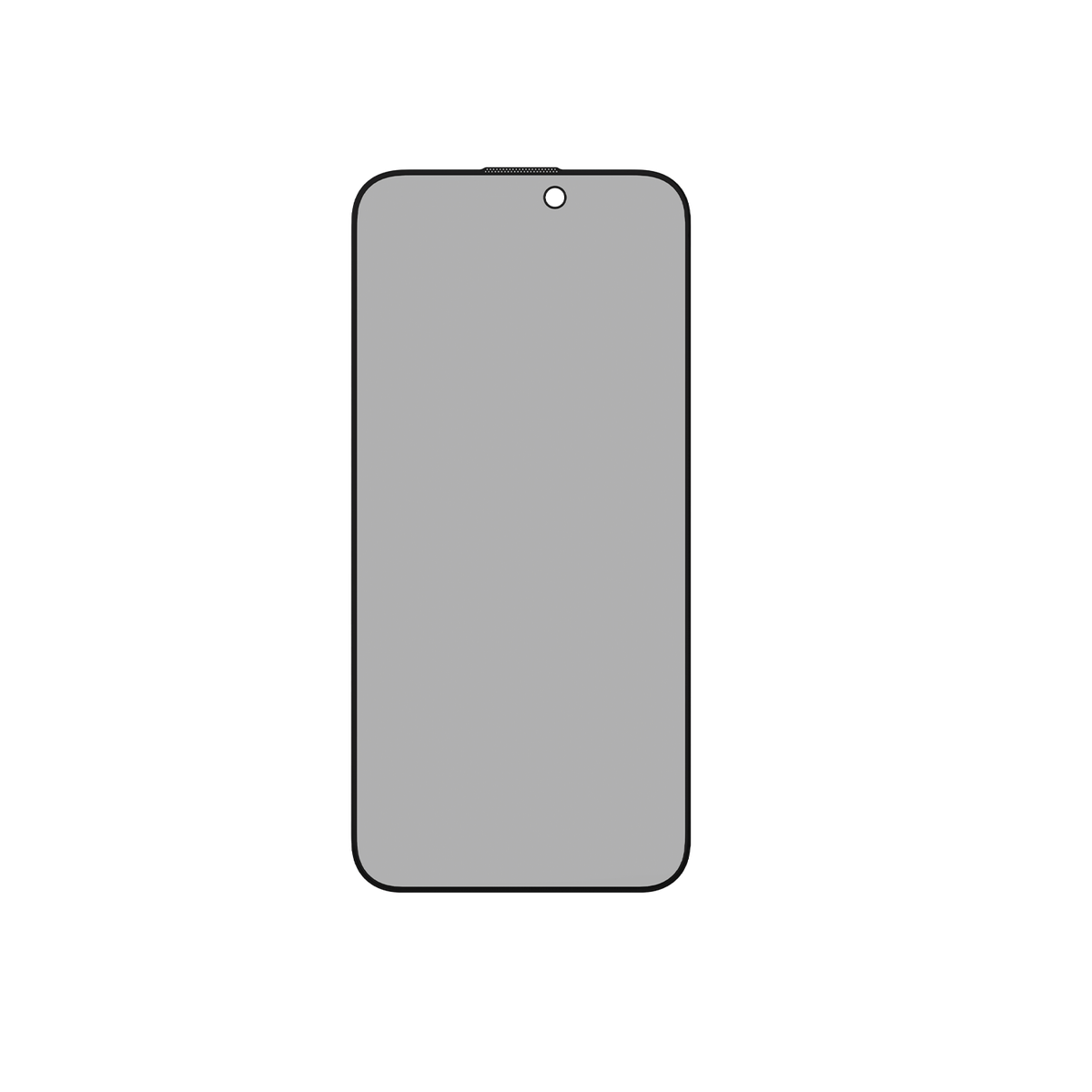 Momax Full Coverage HD Privacy Screen Protector for iPhone 15 - واقي الشاشة موماكس الخصوصي لهاتف ايفون 15, تغطية كاملة, زجاج HD مقاوم للتطفل